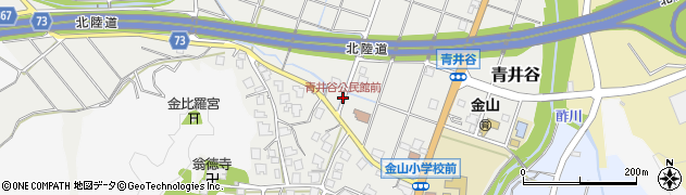 青井谷公民館前周辺の地図