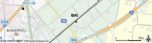 富山県小矢部市地崎周辺の地図