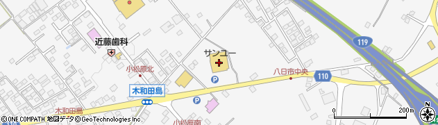 株式会社サンユー　大沢店周辺の地図