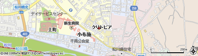 長野県小布施町（上高井郡）クリトピア周辺の地図