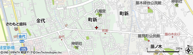富山県富山市町新103周辺の地図