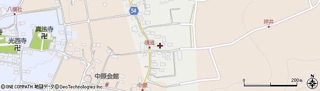 長野県高山村（上高井郡）横道周辺の地図