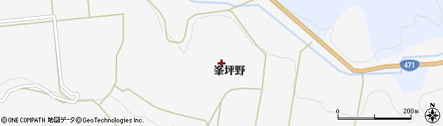 富山県小矢部市峯坪野周辺の地図