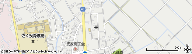 栃木県さくら市氏家4507周辺の地図