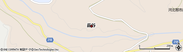石川県河北郡津幡町莇谷周辺の地図