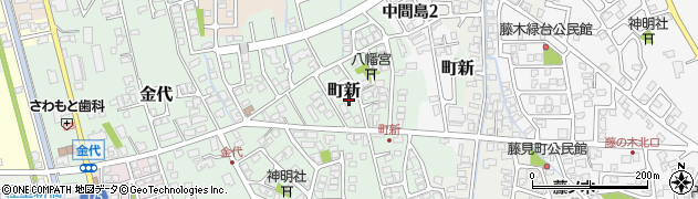 富山県富山市町新101周辺の地図