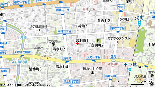 〒930-0037 富山県富山市音羽町の地図