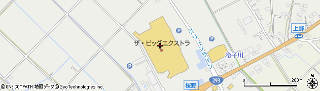 イオンスーパーセンターさくら店周辺の地図