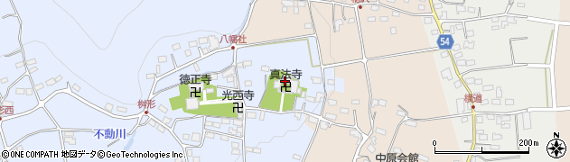 真法寺周辺の地図