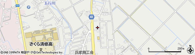 栃木県さくら市氏家4506周辺の地図