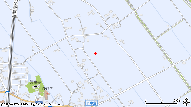 〒321-0403 栃木県宇都宮市下小倉町の地図