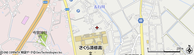 栃木県さくら市氏家2871周辺の地図