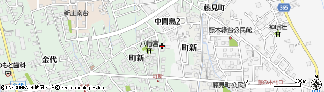 富山県富山市町新61周辺の地図