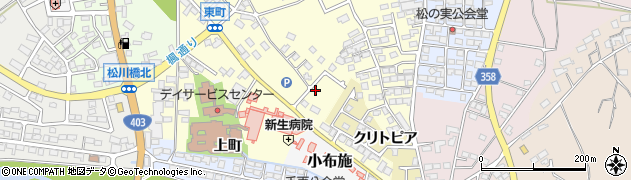 長野県小布施町（上高井郡）東町周辺の地図