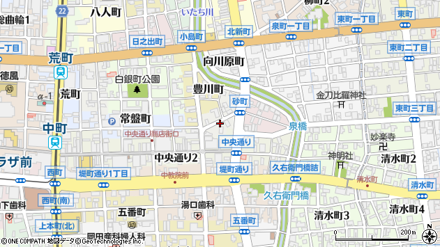 〒930-0045 富山県富山市砂町の地図
