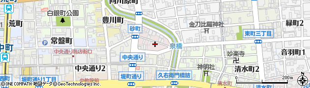 富山県富山市石倉町周辺の地図