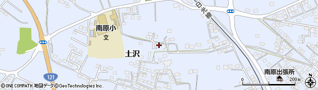 栃木県日光市土沢473周辺の地図