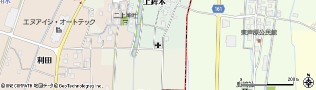 富山県立山町（中新川郡）上鉾木周辺の地図