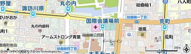 富山国際会議場（大手町フォーラム）周辺の地図