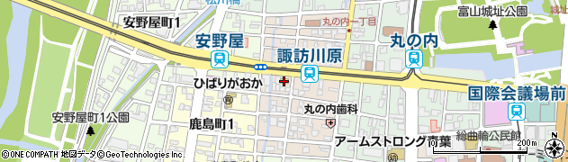 ローソン富山諏訪川原店周辺の地図