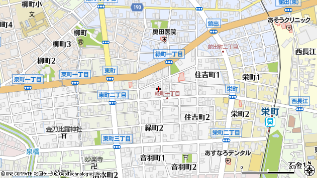 〒930-0038 富山県富山市緑町の地図