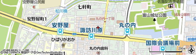 富山県神社庁周辺の地図