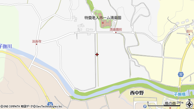 〒932-0027 富山県小矢部市法楽寺の地図
