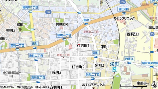 〒930-0031 富山県富山市住吉町の地図