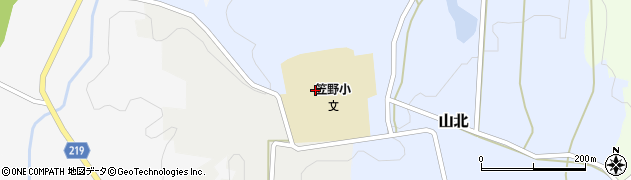 笠野公民館周辺の地図