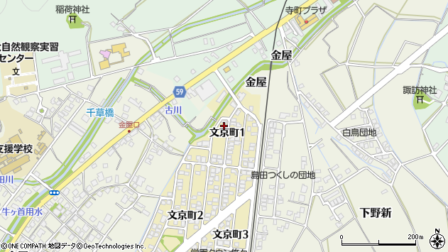 〒930-0876 富山県富山市文京町の地図