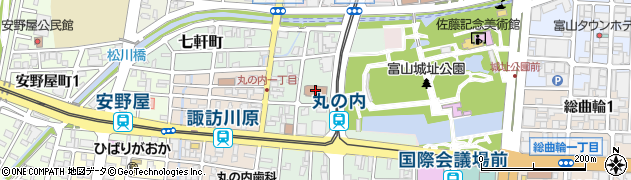富山行政監視行政相談センター　代表周辺の地図