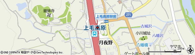 上毛高原駅周辺の地図