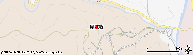 富山県小矢部市屋波牧周辺の地図