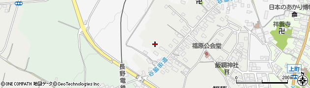 長野県小布施町（上高井郡）福原周辺の地図