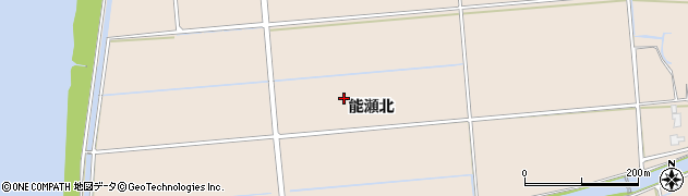 石川県津幡町（河北郡）能瀬（北）周辺の地図