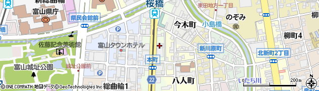 オリックス株式会社富山支店周辺の地図