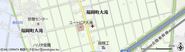 富山県高岡市福岡町大滝962周辺の地図