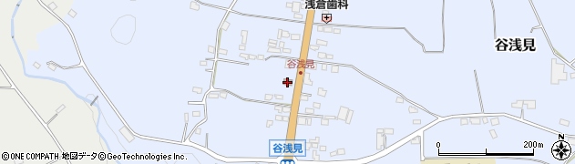 栃木県　警察本部那須烏山警察署七合駐在所周辺の地図