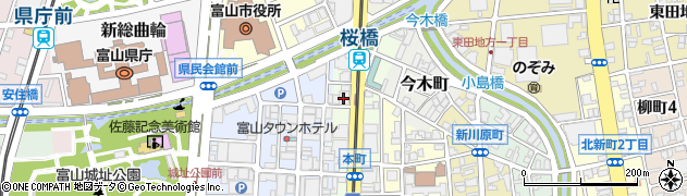 理容桜橋周辺の地図