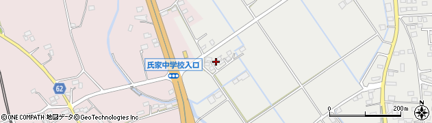 栃木県さくら市氏家3340周辺の地図