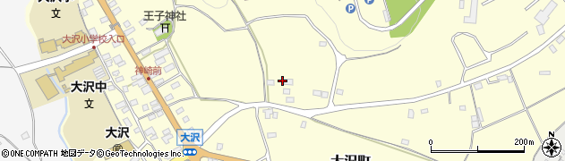 栃木県日光市大沢町周辺の地図
