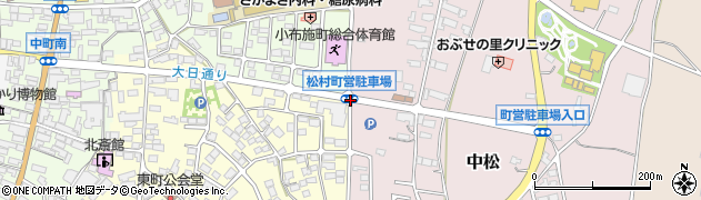 町営駐車場周辺の地図