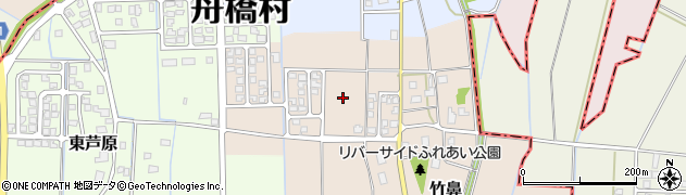 富山県中新川郡舟橋村竹鼻周辺の地図