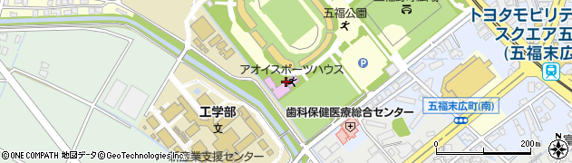 富山県民福祉公園（公益財団法人）　県営富山野球場周辺の地図