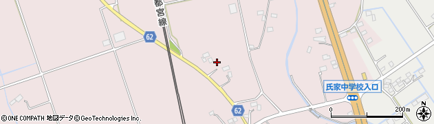 栃木県さくら市馬場1375周辺の地図