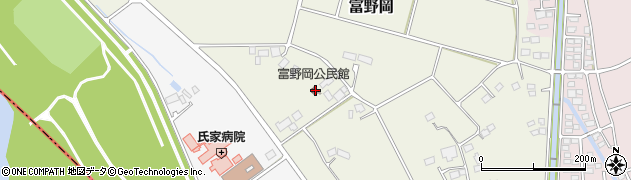 栃木県さくら市富野岡132周辺の地図