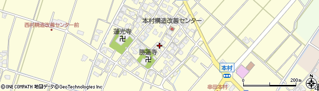 富山県射水市串田周辺の地図