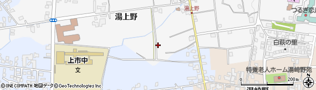 富山県上市町（中新川郡）湯上野周辺の地図