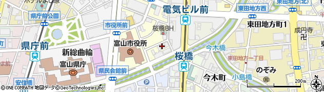 富山予備校周辺の地図