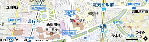 富山市役所財務部　資産税課家屋第２係周辺の地図